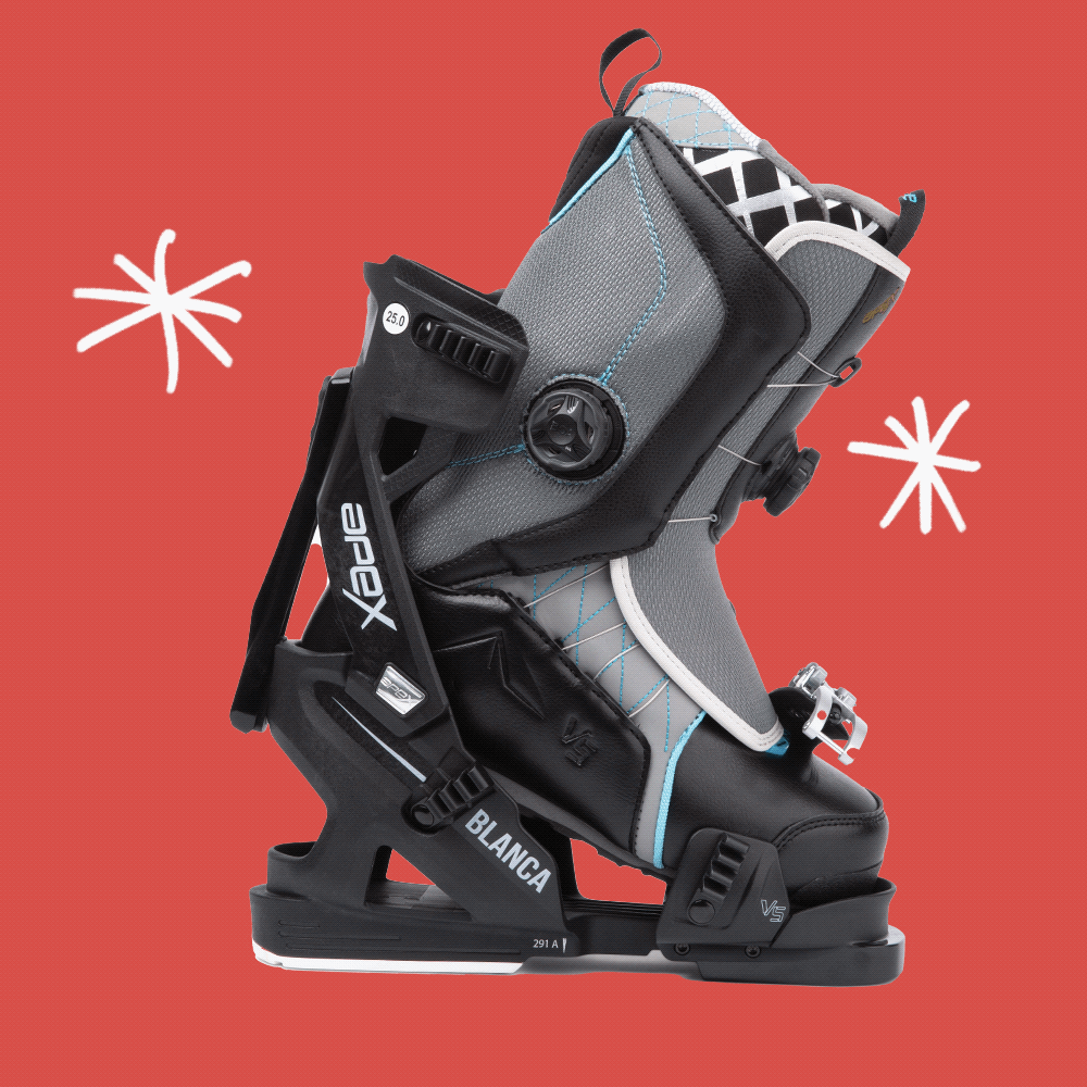 【新品】Apexスキーブーツ　25㎝ Apex Ski Boots Blanca All Mountain Ski Boots (Women's Size 25